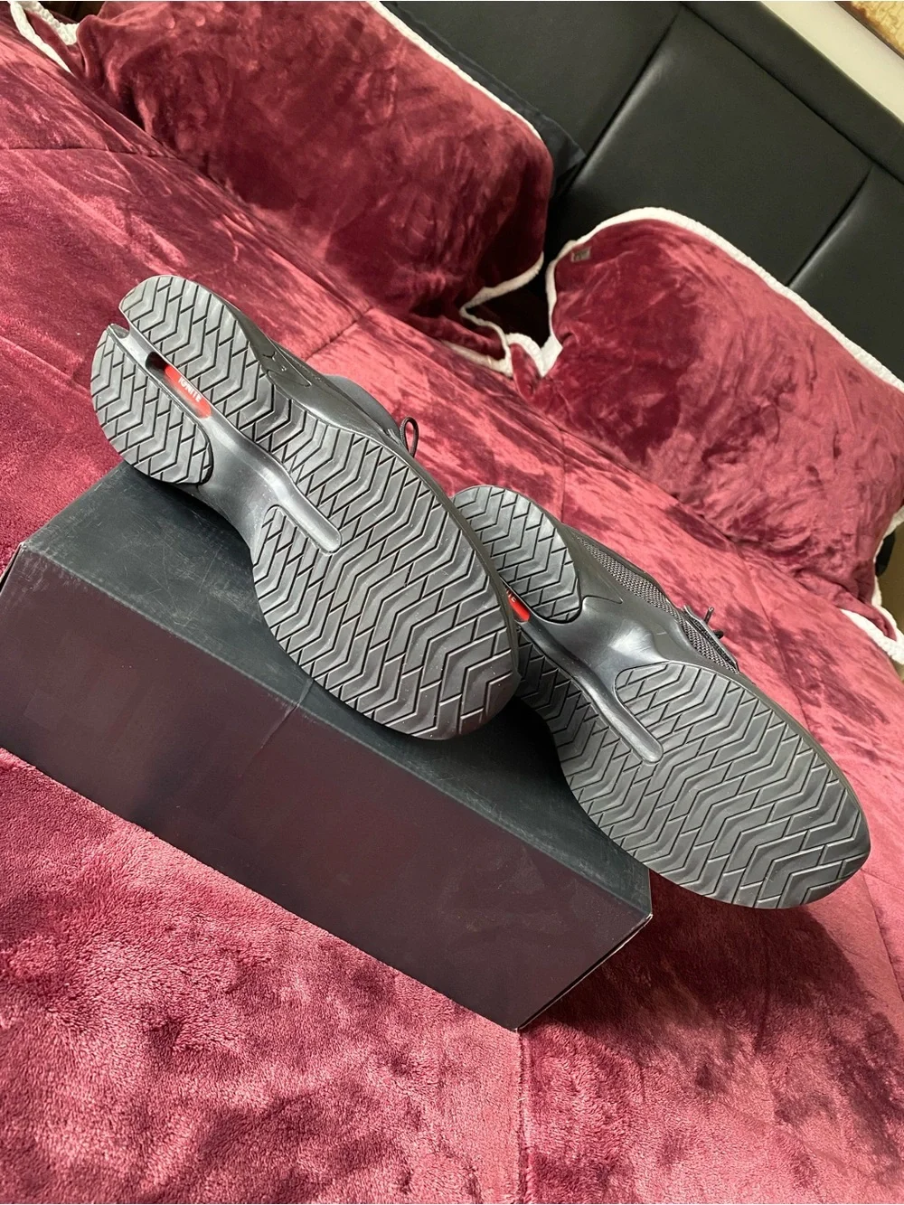 PUMA Fenty x Rihanna Trainer Hi Mid Top Lace-Up Sneaker Black Style 190398 01